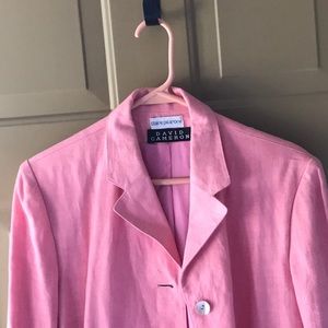 Pink Claire Pearone jacket